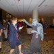 Me as the Tenth Doctor in his blue suit taking on a Weeping Angel