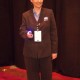 Me as the Tenth Doctor in his brown suit.